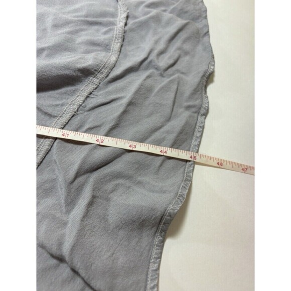 Ghost BHLDN Phoebe Wrap Maxi Dress Silver Grey Small Ruffled Hem Midaxi 2 of 2 - Picture 11 of 12